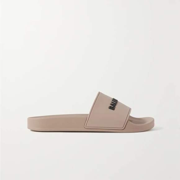 💯- New Authentic Balenciaga Logo Sport Slide Welded logotype pops in texture - Picture 7 of 17